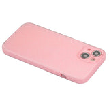 iPhone 15 Flexible Plastic Case w. Glitter - Pink