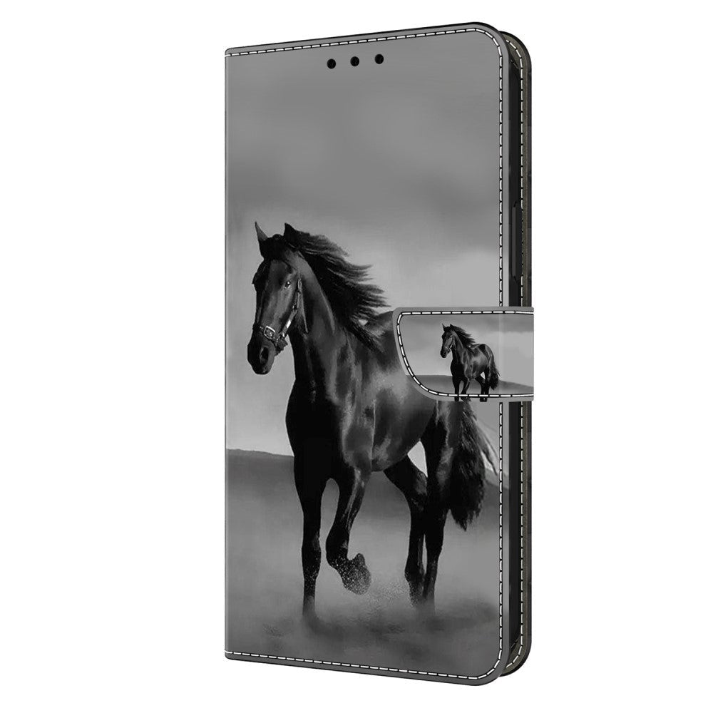 Xiaomi 13T / 13T Pro Leather Wallet Case w. Print - Horse