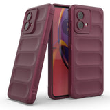 EIDERWOOD Motorola Moto G84 Flexible Plastic Case - Wine Red