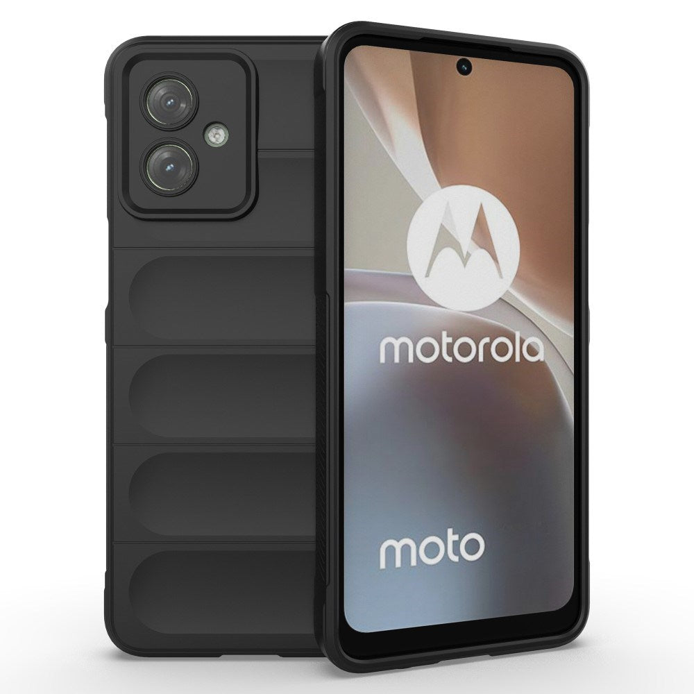 EIDERWOOD Motorola Moto G54 Flexible Plastic Case - Black