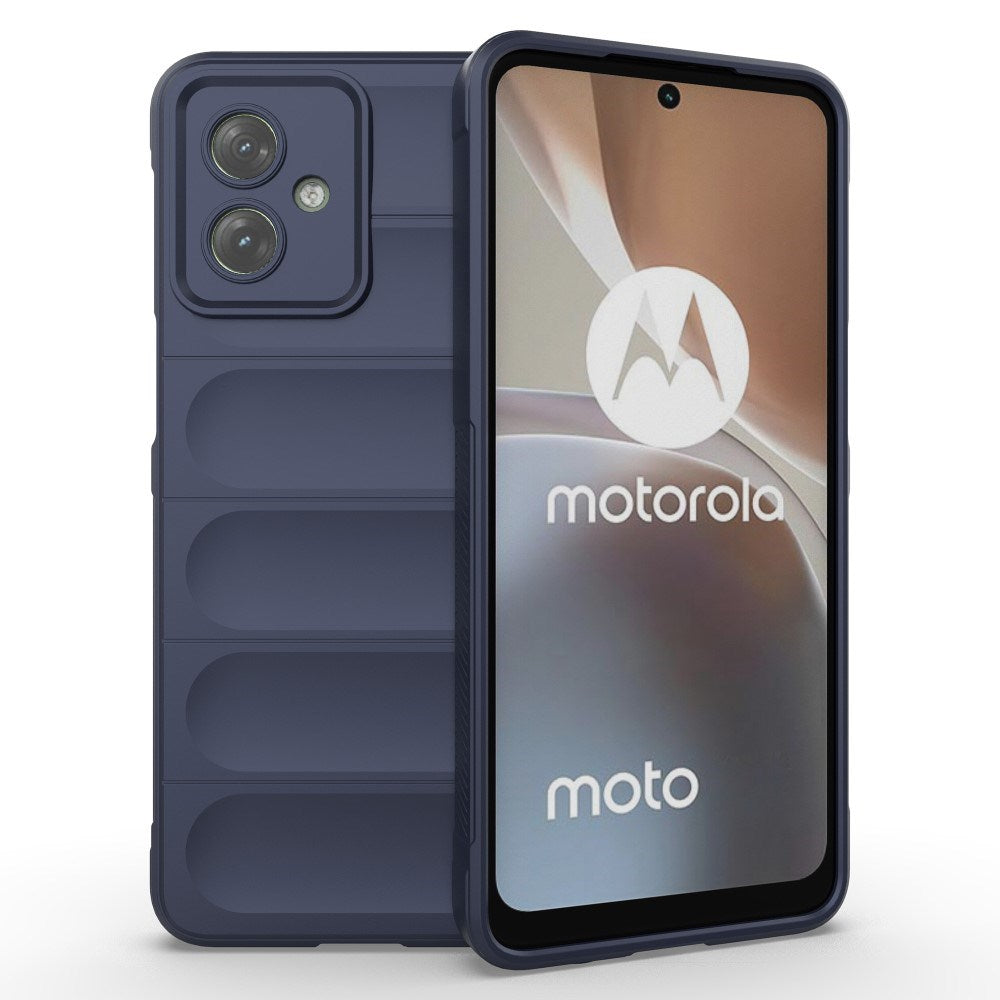 EIDERWOOD Motorola Moto G54 Flexible Plastic Case - Blue