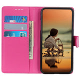 Samsung Galaxy S24 PU Litchi Leather Wallet Case - Pink