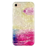 iPhone SE (2022 / 2020) / 8 / 7 Flexible Plastic Case w. Motif - Multicolored sea