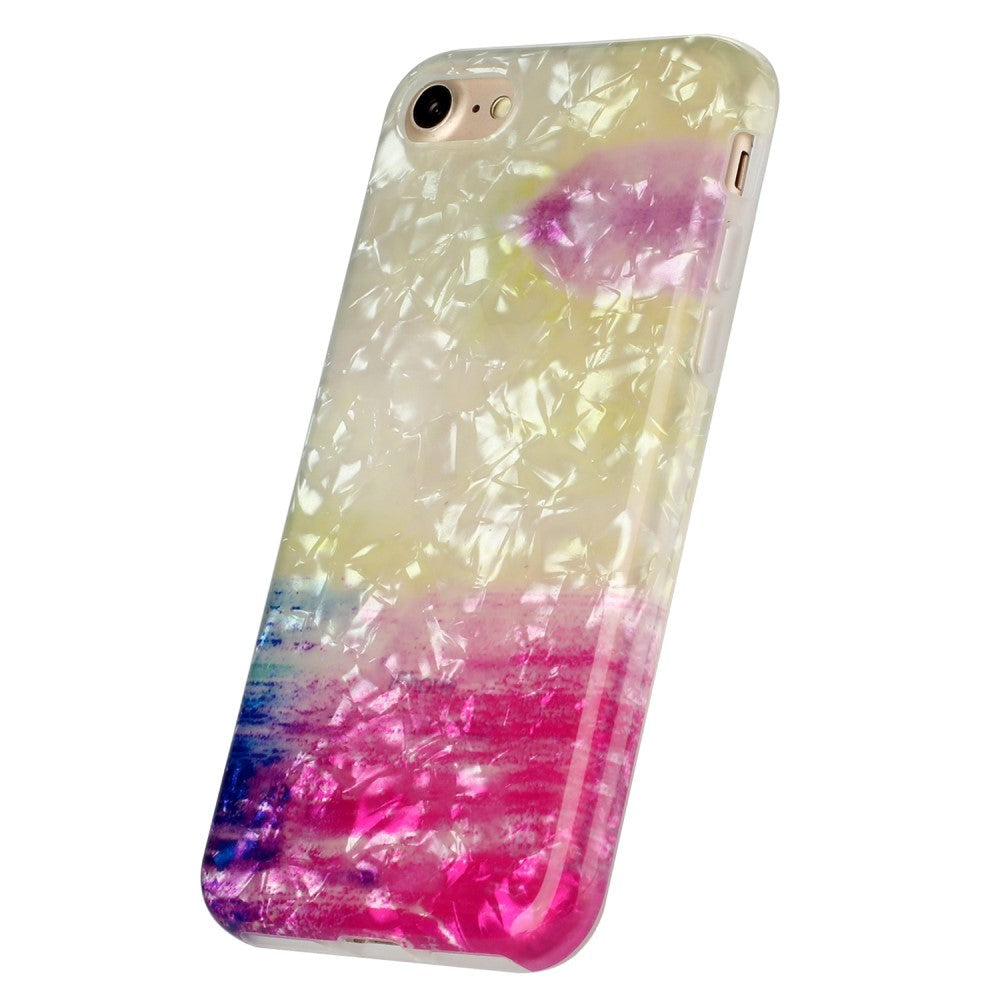 iPhone SE (2022 / 2020) / 8 / 7 Flexible Plastic Case w. Motif - Multicolored sea