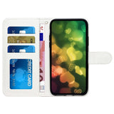 Samsung Galaxy S24 PU Leather Flip Case w. Wallet and Strap - Colored Squares