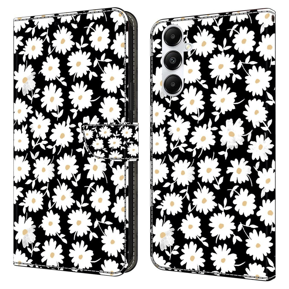 Samsung Galaxy A05s Leather Wallet Case & Print - Flowers