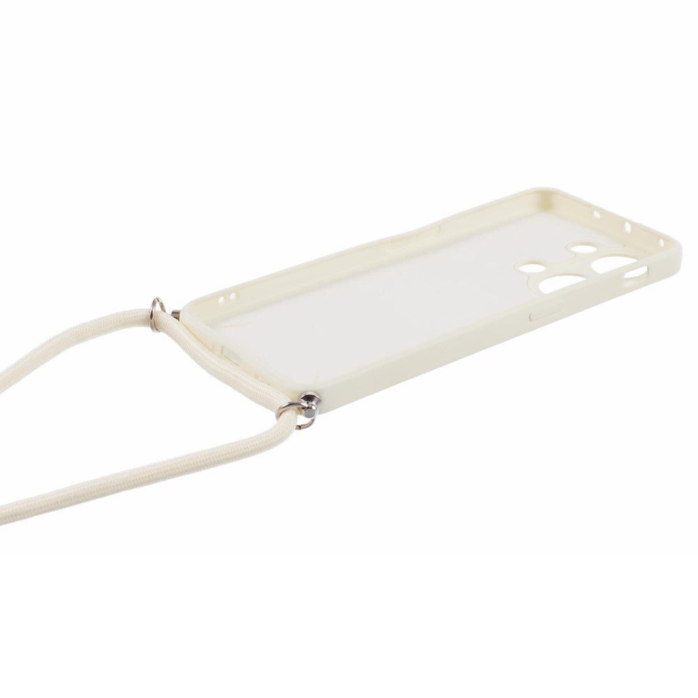 EIDERWOOD OnePlus Nord 3 (5G) Flexible Plastic Case with Adjustable Strap - White