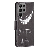 Samsung Galaxy S24 Ultra Leather Wallet Case & Print - "Don't Touch my Phone"