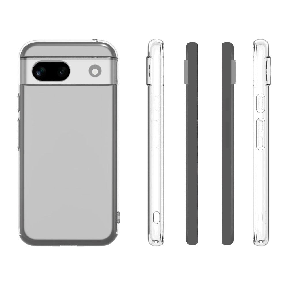 Google Pixel 8a Flexible Plastic Case - Transparent