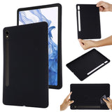 EIDERWOOD Samsung Galaxy Tab S10 FE / S9 FE Lined Silicone Case - Black