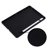 EIDERWOOD Samsung Galaxy Tab S10 FE / S9 FE Lined Silicone Case - Black