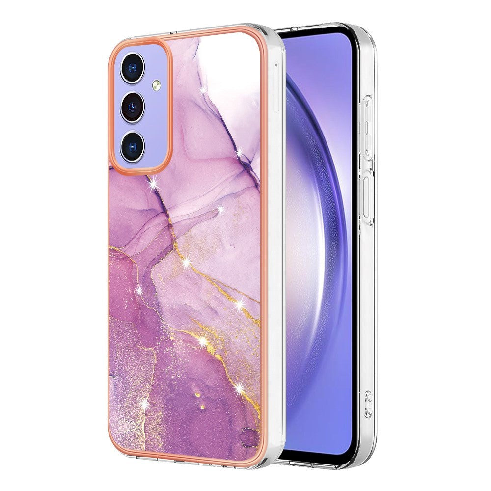 Samsung Galaxy A15 (5G) / A15 Hybrid Plastic Cover - Purple Marble