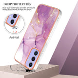 Samsung Galaxy A15 (5G) / A15 Hybrid Plastic Cover - Purple Marble