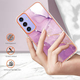 Samsung Galaxy A15 (5G) / A15 Hybrid Plastic Cover - Purple Marble