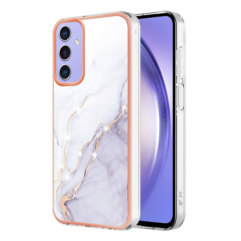 Samsung Galaxy A15 (5G) / A15 Hybrid Plastic Cover - White Marble