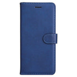 Samsung Galaxy S24 Ultra Leather Flip Case with Wallet and Strap - Blue