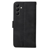 Samsung Galaxy A15 (5G) / A15 PU Leather Flip Case w. Wallet & Strap - Black