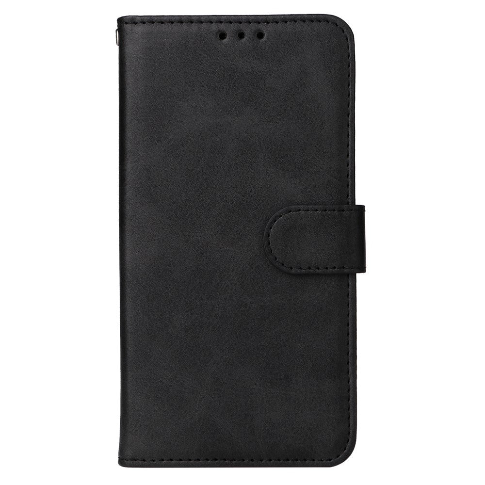 Samsung Galaxy A15 (5G) / A15 PU Leather Flip Case w. Wallet & Strap - Black