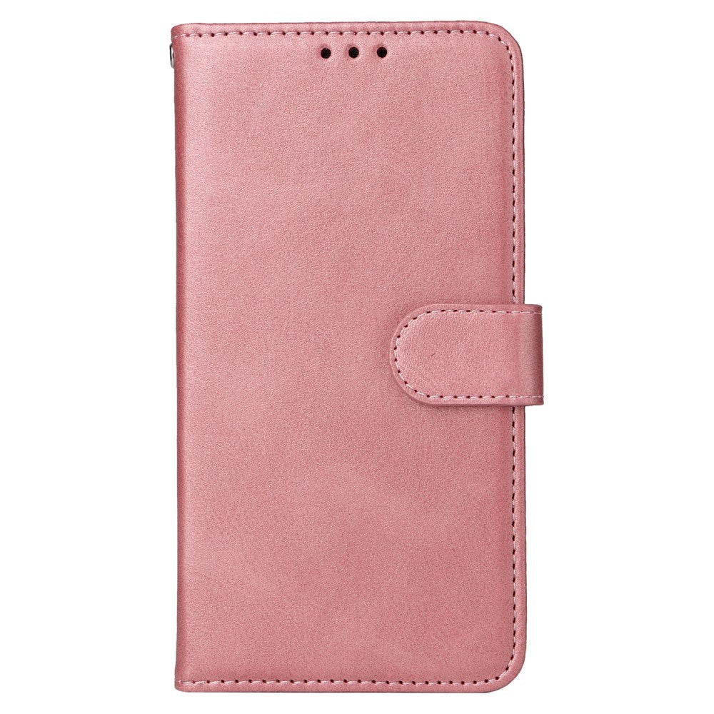 Samsung Galaxy A15 (5G) / A15 PU Leather Flip Case w. Wallet - Rose Gold