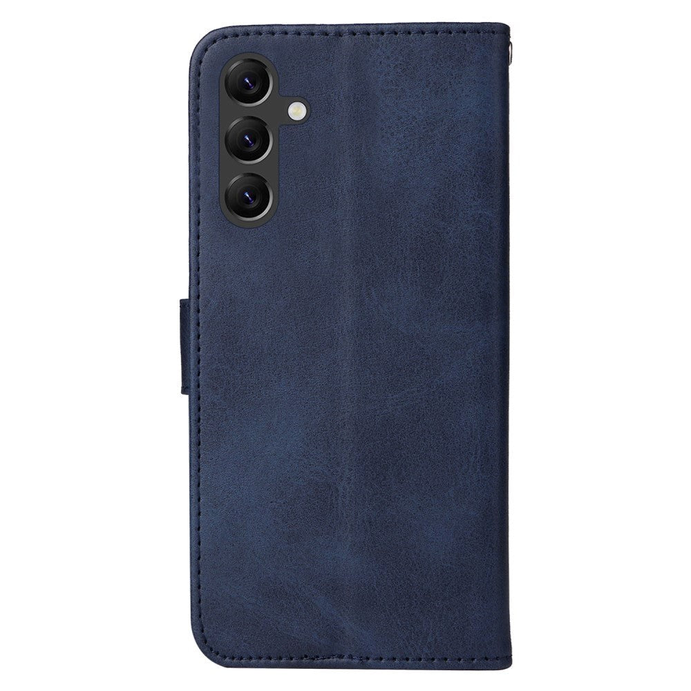 Samsung Galaxy A15 (5G) / A15 PU Leather Flip Case w. Wallet - Blue