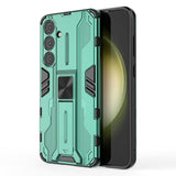 Samsung Galaxy S24+ (Plus) Tough Case w. Kickstand - Green