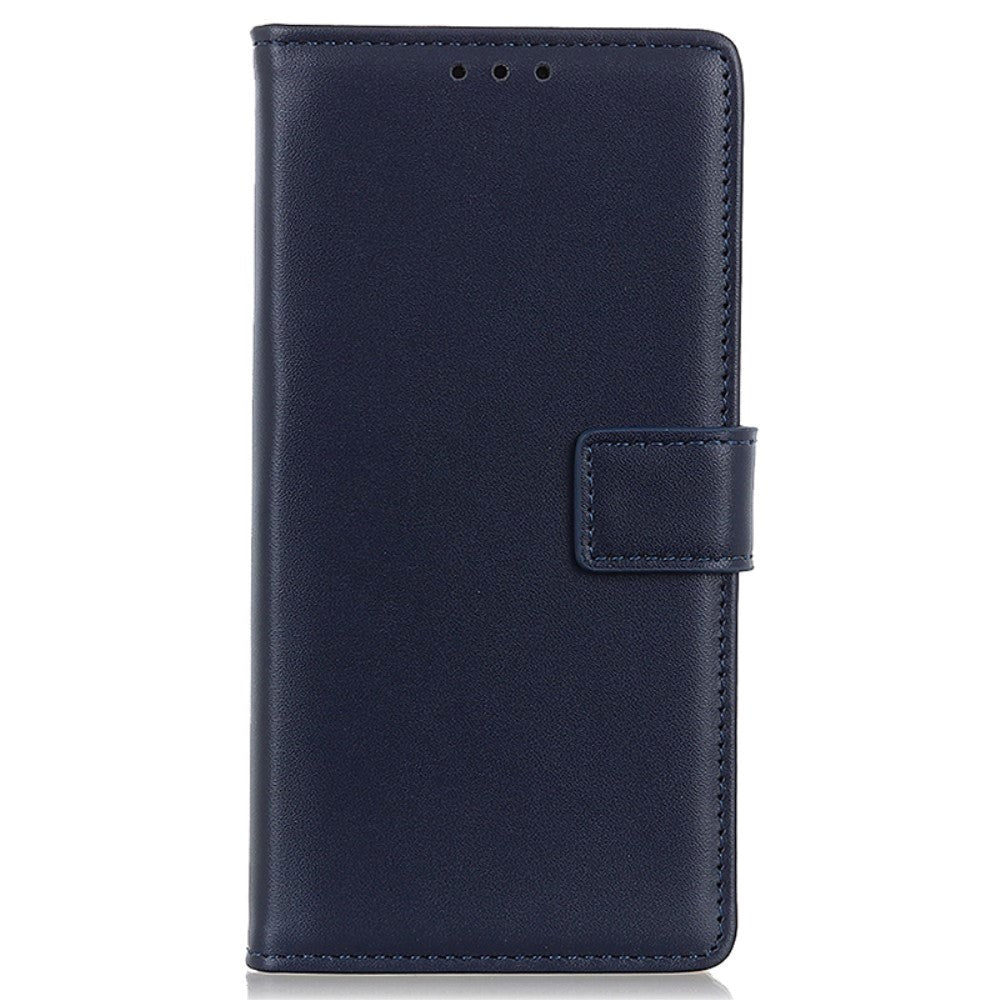 Google Pixel 8a Leather Wallet Case & Kickstand - Blue