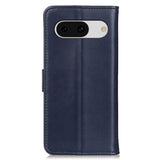 Google Pixel 8a Leather Wallet Case & Kickstand - Blue