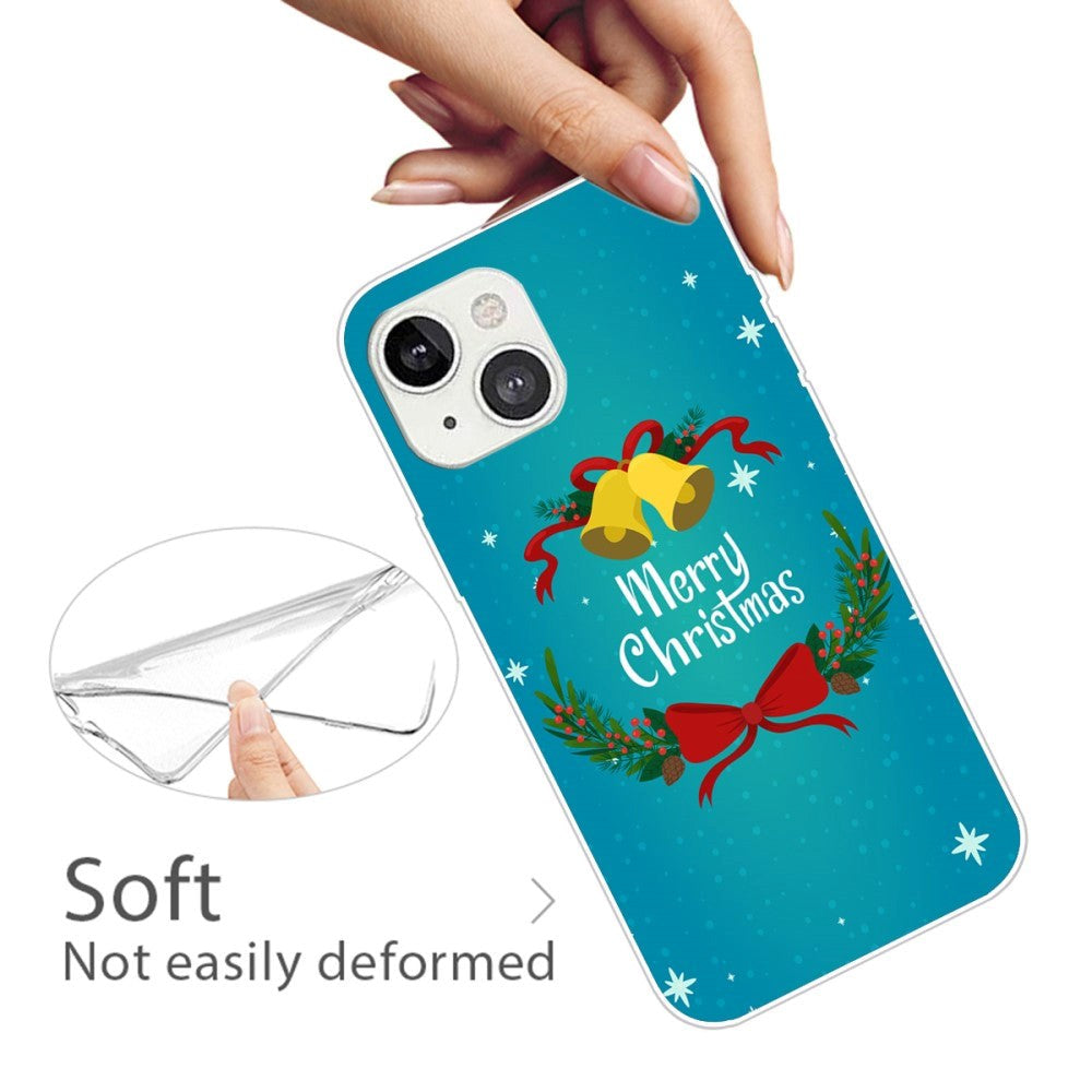 iPhone 15 Plus Flexible Plastic Christmas Case - Merry Christmas - Christmas Bells