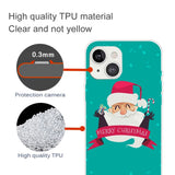 iPhone 15 Plus Flexible Plastic Christmas Case - Merry Christmas - Happy Santa Claus