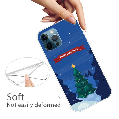 iPhone 15 Pro Flexible Plastic Christmas Case - Merry Christmas - Christmas Tree