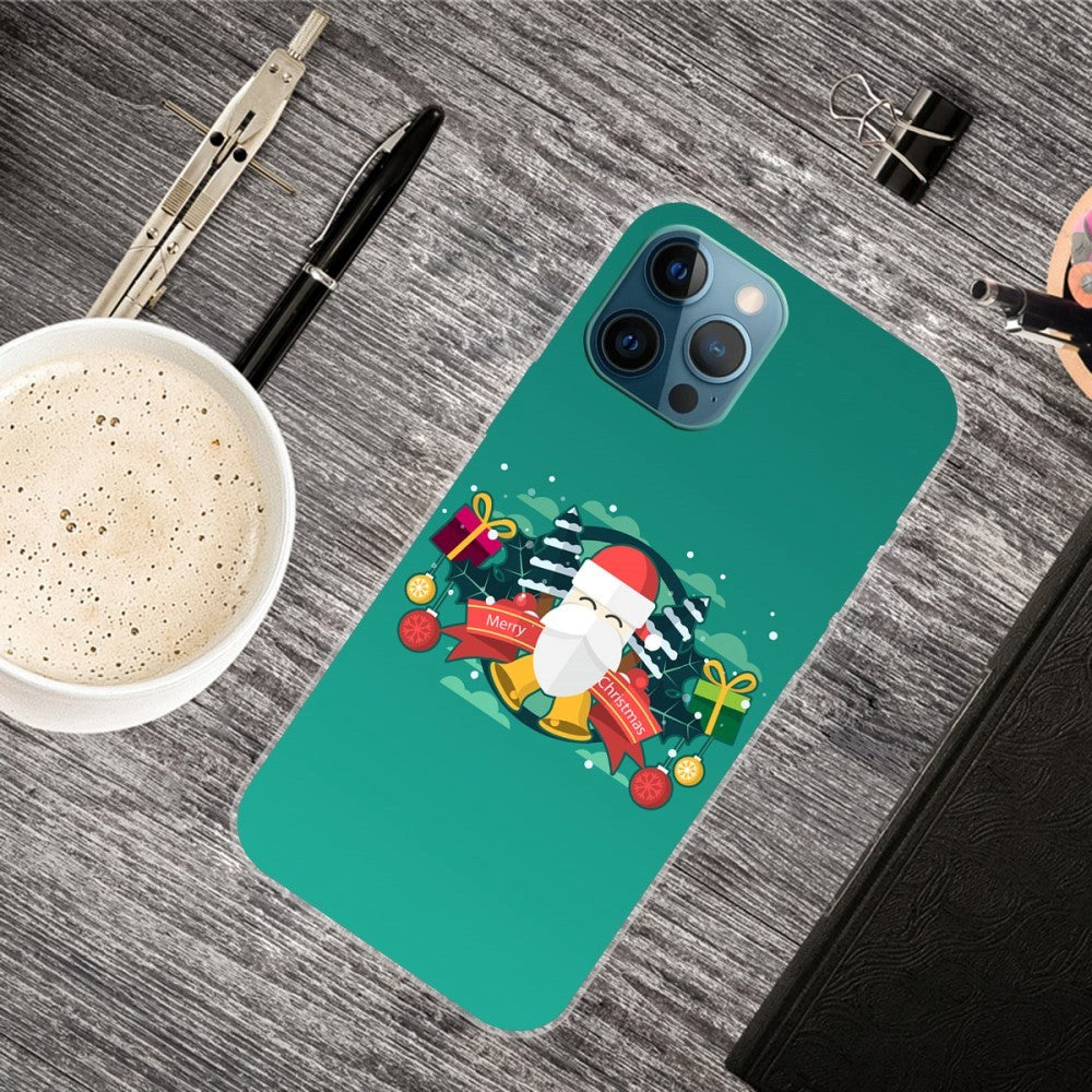 iPhone 15 Pro Flexible Plastic Christmas Case - Merry Christmas - Santa Claus