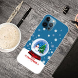 iPhone 15 Pro Flexible Plastic Christmas Case - Merry Christmas - Snow Globe