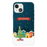 iPhone 15 Flexible Plastic Christmas Case - Merry Christmas - Christmas Town