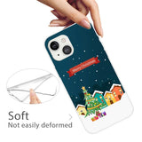 iPhone 15 Flexible Plastic Christmas Case - Merry Christmas - Christmas Town