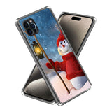 iPhone 15 Pro Max Flexible TPU Christmas Case - Snowman