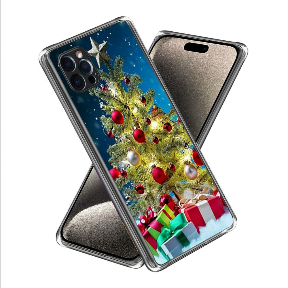 iPhone 15 Pro Max Flexible Plastic Christmas Case - Christmas Tree