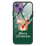 iPhone 15 Christmas Case w. Back Glass - Reindeer