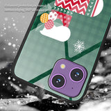 iPhone 15 Christmas Case w. Back Glass - Reindeer