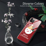 iPhone 15 Pro Christmas Case w. Back Glass - Snowman