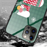 iPhone 15 Pro Christmas Case w. Back Glass - Snowman