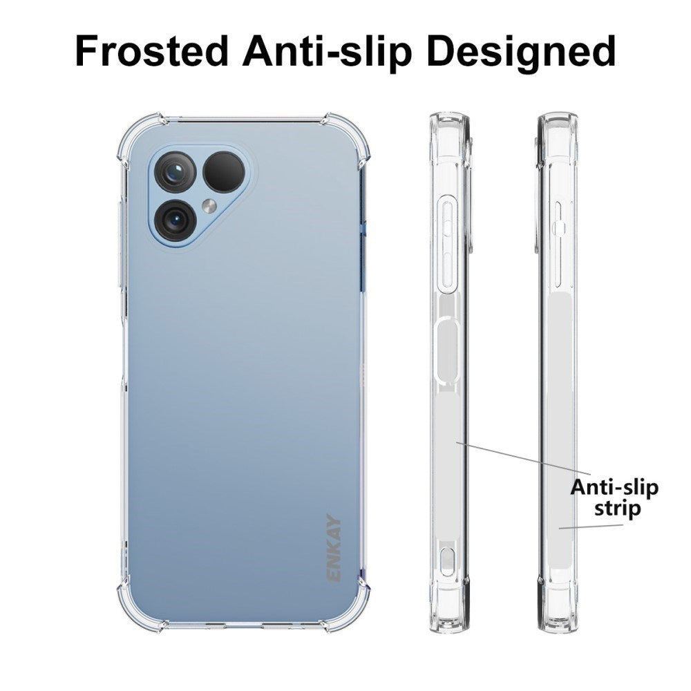 Fairphone 5 Enkay Anti-Slip Plastic Case - Transparent