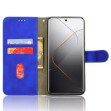 Xiaomi 14 Pro Leather Flip Case w. Wallet & Stand Function - Blue