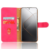 Xiaomi 14 Pro Leather Flip Case w. Wallet & Stand Function - Pink