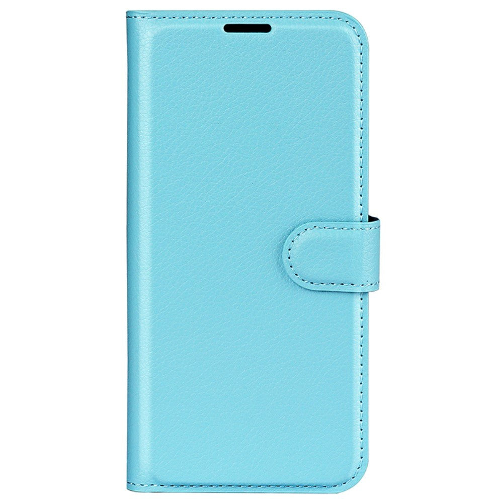 Xiaomi 14 Pro Faux Leather Case w. Wallet & Stand Function - Light Blue