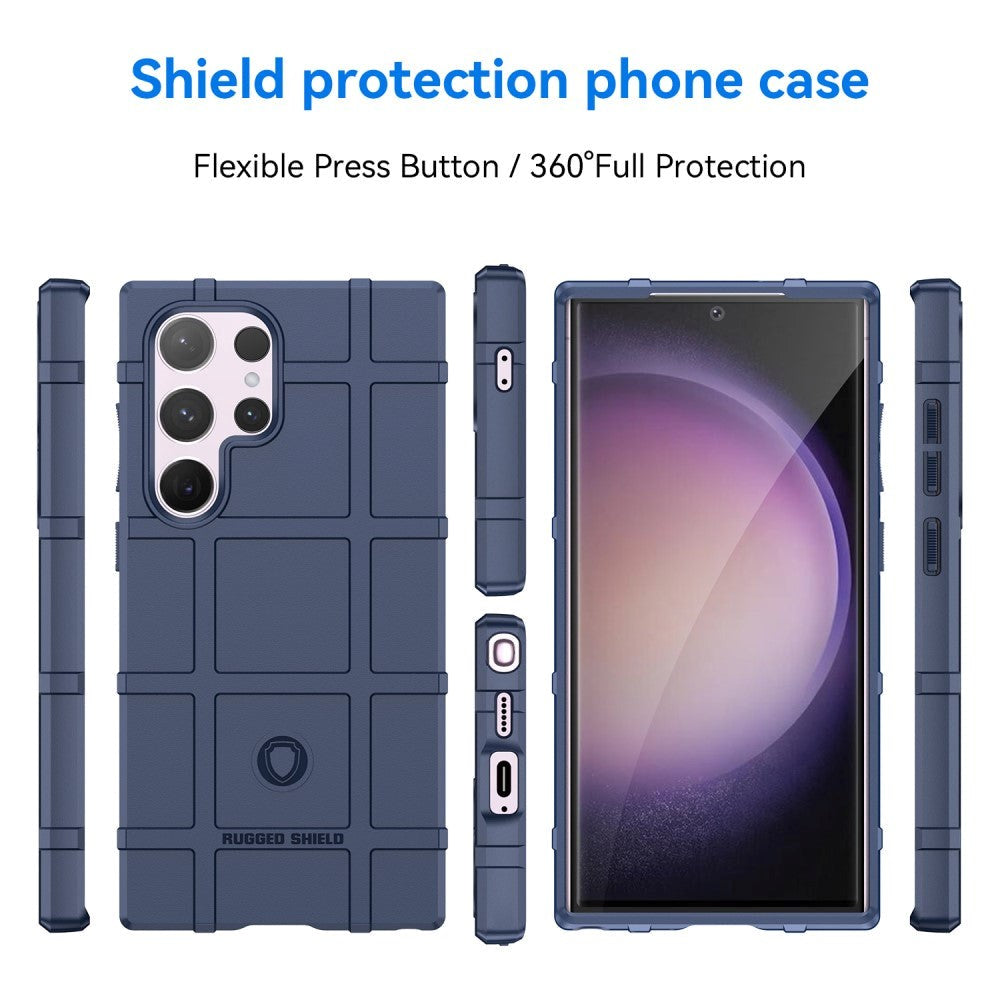 Samsung Galaxy S24 Ultra Rugged Shield Series Tough Case - Blue