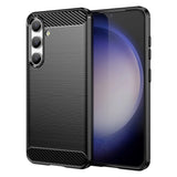 Samsung Galaxy S24 Brushed Carbon Case - Black