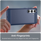 Samsung Galaxy S24 Brushed Carbon Case - Blue