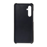 EIDERWOOD Samsung Galaxy S23 FE Leather Coated Plastic Case with Card Holder - Black