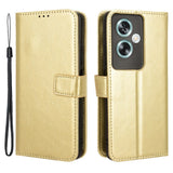 EIDERWOOD OnePlus Nord N30 SE (5G) / Oppo A79 (5G) Leather Flip Case w. Wallet & Stand Function - Gold