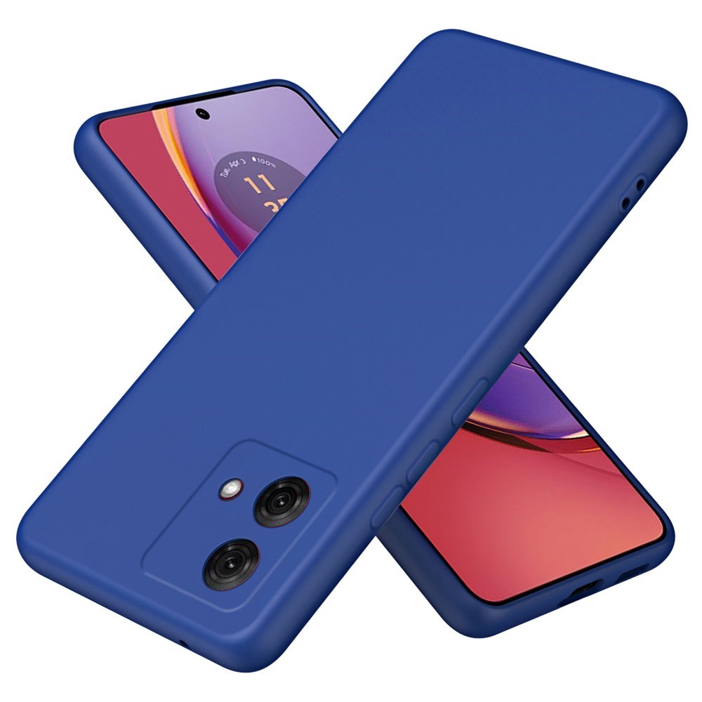 EIDERWOOD Motorola Moto G84 Liquid Silicone Case - Blue